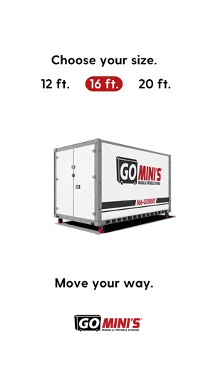 Moving shouldn't be one-size-fits-all. Go Mini’s brings you options with our 12-foot, 16-foot, and 20-foot portable storage containers, tailoring your move to your exact needs. 📦 Still unsure which size is right for you? Our local experts are ready to help you find the perfect fit. Contact us today to get started! | Go Mini's of Bowling Green, KY