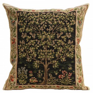 William Morris Tree of Life Throw Pillow Cover Vintage Floral Jacquard Cushion Decor 18x18 - Etsy