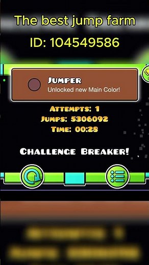 The best jump farm #geometrydash