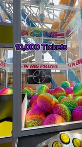 10,000 tickets?! That’s a huge jackpot! #clawmachine #arcade #jackpot #winnereverytime | Winner Every Time