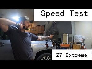 Speed Check: Mathews Z7 Extreme, 68lbs, 28" DL, 415gr arrow