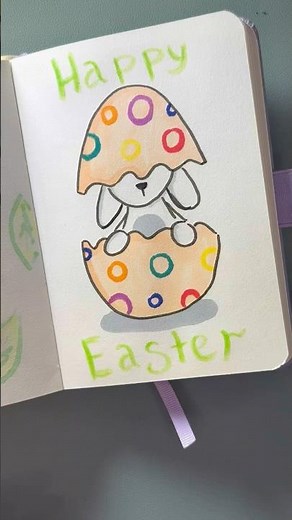 Happy Easter 🐣🐰 | Easy Cute Bunny Drawing