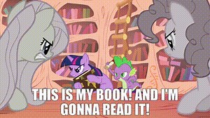 This is my book! AND I'M GONNA READ IT!