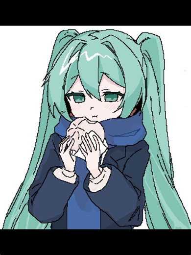 Tutorial Menggambar Hatsune Miku dalam Gaya Pixel