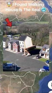 🤯🌫️😱 I Found Walking House Is The Real 🥶 on google earth and google map 🗺️ #shots #datalengend4u