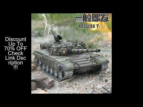 Henglong 3939 All Metal Russian T-72ERA RC Tank Model Explosive Anti-armor Remote Control Simulation