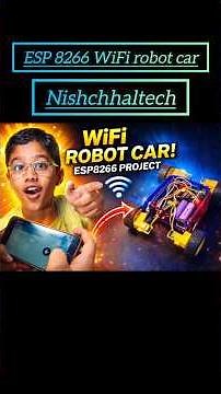 I Built a WiFi Controlled Robot Car using ESP8266 🚗 | DIY Robotics Project