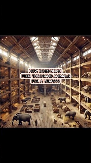How did Noah Feed Thousand of Animal in the Ark? #history #bible
