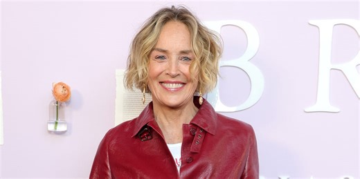 Sharon Stone’s windswept hair is the chicest low-maintenance take on the bob