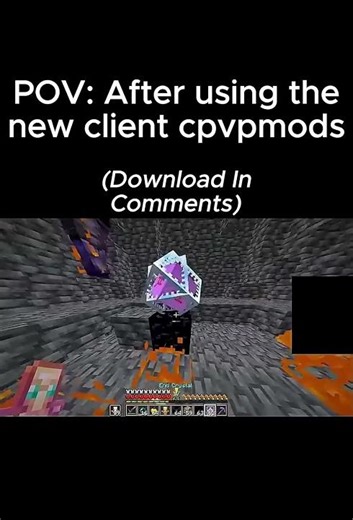 POV You just used the CRAZIEST Crystal PvP mods in Minecraft #donutsmp #donut #smp #minecraft