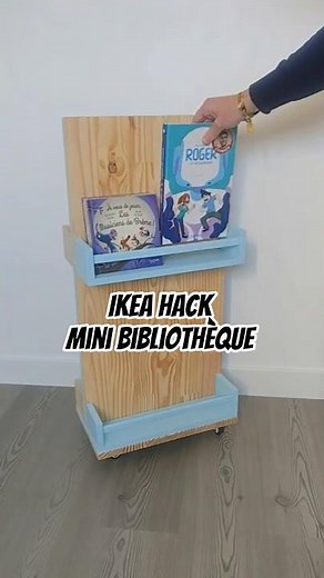 IKEA HACK 💡: comment on a fabriqué une petite bibliothèque sur des roulettes ! 🤓