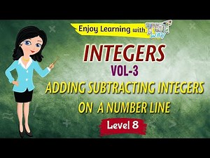 Integers-Vol-3 | Adding Subtracting Integers on a Number Line | Integers Unit | Grade-7,8 | TutWay |