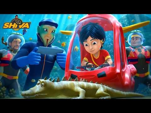 Vedas Dam की Picnic में Robot Croc का हमला | Shiva | शिवा