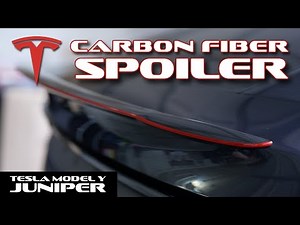 Carbon Fiber Spoiler & Exterior Accessories | Model Y Juniper | Install Guide & Review
