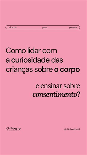 Conforme as crianças crescem, é natural que surjam dúvidas e curiosidades sobre o corpo e, especialmente, sobre as partes íntimas. Ensinar sobre consentimento e os diferentes tipos de toque não precisa ser um tabu. É importante que esse diálogo aconteça, respeitando as fases de desenvolvimento, sem gerar constrangimentos ou reforçar estigmas, pois a educação sexual é uma das formas mais eficazes de prevenir e enfrentar o abuso sexual contra crianças e adolescentes. A série "Que Corpo É Esse?", d
