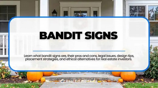 Bandit Signs: Real Estate Marketing Guide & Compliance Tips