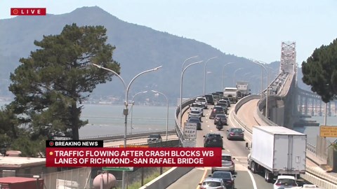 Richmond-San Rafael Bridge reopens following crash Thursday