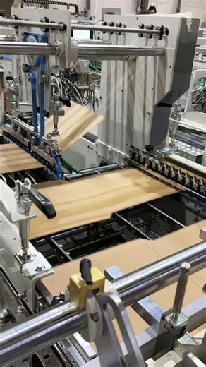 Megafold 1650 SL – Corrugated Box Test with Release Liner & 90 Degree Turning device