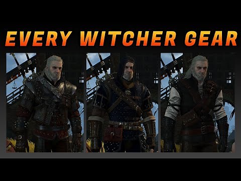 Every Single Witcher Gear In The Game | The Witcher 3