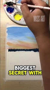 Basic painting tutorial to all beginners 😍#missart #art #acrylic #howtopaint #easypainting