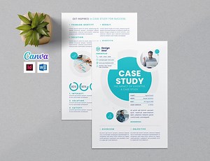 Case Study Template: Business Report, Corporate Brief (canva, Word, Indesign) Digital Download - Etsy