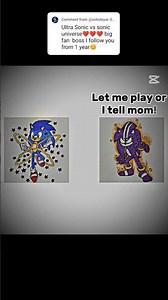 Ultra sonic vs sonic universe #sonic #trolledit #sonicthehedgehog