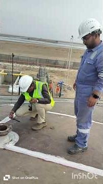 DPT Testing Inside Tank Bottom & Roof Plate | NDT Inspection Work