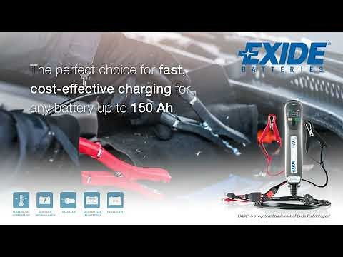 The Exide 12/7 charger (12 V, 7 A) - powerful modern charger