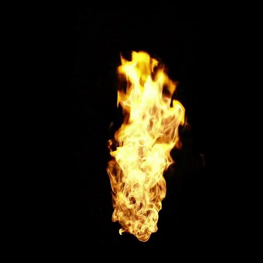 Fire Loop 01 - 100% Free Stock Footage (Alpha channel)