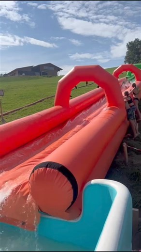 Excellent project inflatable slide pool customization IPOOLGO pool 🏊‍♂️ #water sport #inflatablepool #slidepool #ipoolgo | The Best Ipoolgo Inflatable Pool & Spa tub