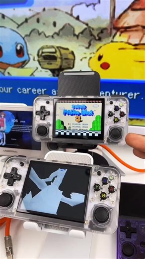 Mario and Pokémon are waiting for you here.#videogame #rg35 #rg35xxh