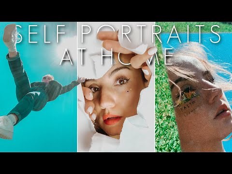 AT HOME SELF PORTRAIT PHOTOGRAPHY HACKS & IDEAS *WITH AN IPHONE*