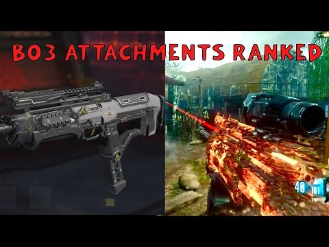 COD BO3 Zombies Attachments Ranked