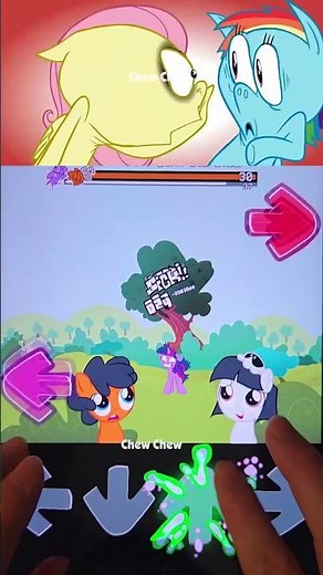 FNF Can Can But Pinkie Pie Vs Fluttershy - Friday Night Funkin' Mobile Gameplay