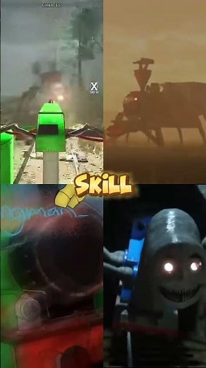 choo choo charles vs edward the man eating train vs cursed thomas vs oliver the beast