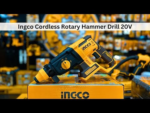 Ingco Cordless Rotary Hammer Drill 20V - Review and Demonstration