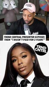 Trend Central Presenter Exposes Them “I Wasn’t Paid For 2 Years”
