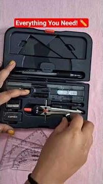Everything You Need! ✏️ Camlin Scholar Pro 12-Piece Set Unboxing #unboxing #stationery #school