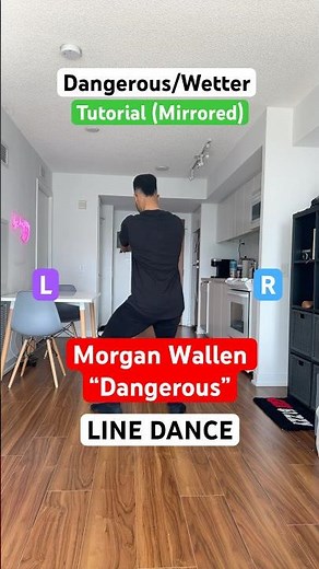 Morgan Wallen ft Twister “ Dangerous/Wetter remix Line dance #morganwallen #linedance #tutorial