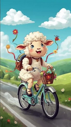 Cute Sheep 🐑 Animation Cartoon for kids 🔥#animation #cartoonvideo #youtubeshorts