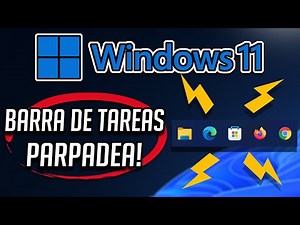 SOLUCIÓN menú INICIO y BARRA DE TAREAS PARPADEA en Windows 11, 10✅