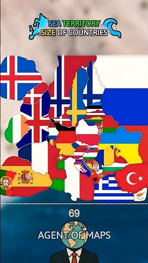 Sea Territory of Europe 🌊! #europe #history #mapping #geomapping #geography