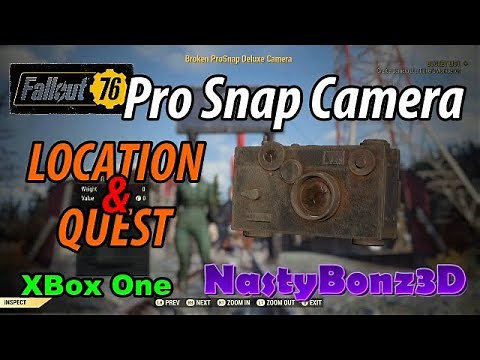 Fallout 76 Pro Snap camera Location and quest