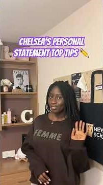 Top tips for writing a personal statement 📚✏️