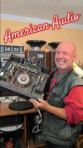 AMERICAN AUDIO VLP600 Stereo Power Amp Sound Test