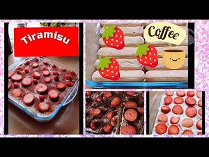 Tiramisu sa Jagodama i Piskotama