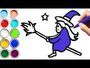 Draw a Wicked Halloween Witch in 5 Minutes FLAT!
