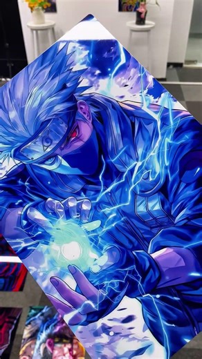 Kakashi Hatake Lightning Rasengan Magnetic Metal Poster,No Drill Naruto #imetalposter#kakashihatake