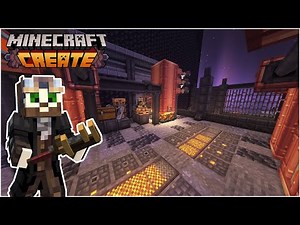 We Built the Old City POWER PLANT Minecraft Create Mod!