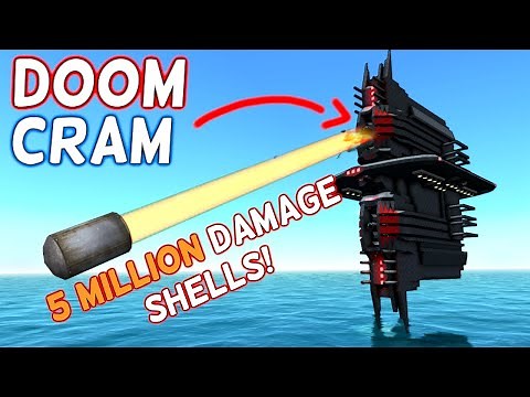 DOOM CRAM! 5 Million Damage CRAM Shells! | From The Depths Build